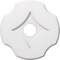 Ekena Millwork Percival Architectural Grade PVC Ceiling Medallion, 14"OD x 3"ID x 4 3/4"C x 1"P, One-Piece CMP14PL-03000 - alternate 1